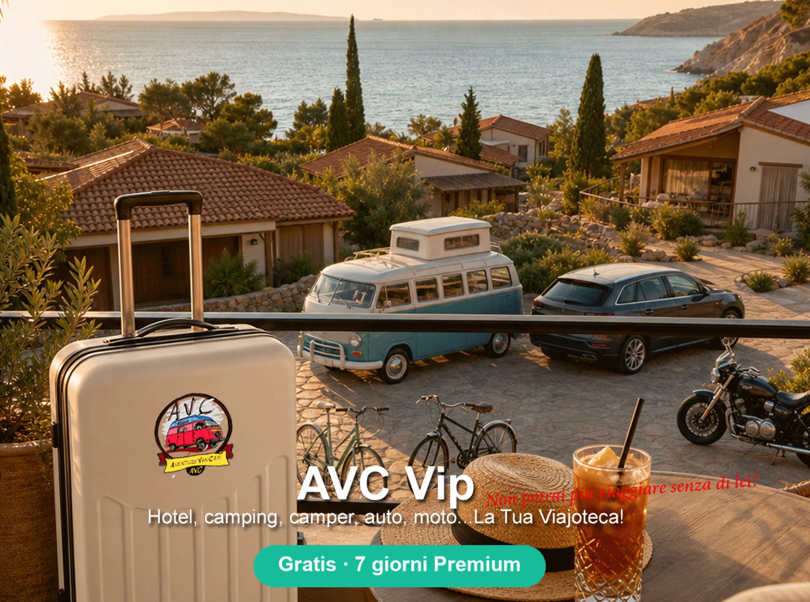 AVC Vip — La tua Viajoteca: hotel, camping, camper, auto e moto